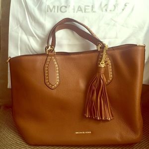Michael Kors brown Leather Shoulder Bag